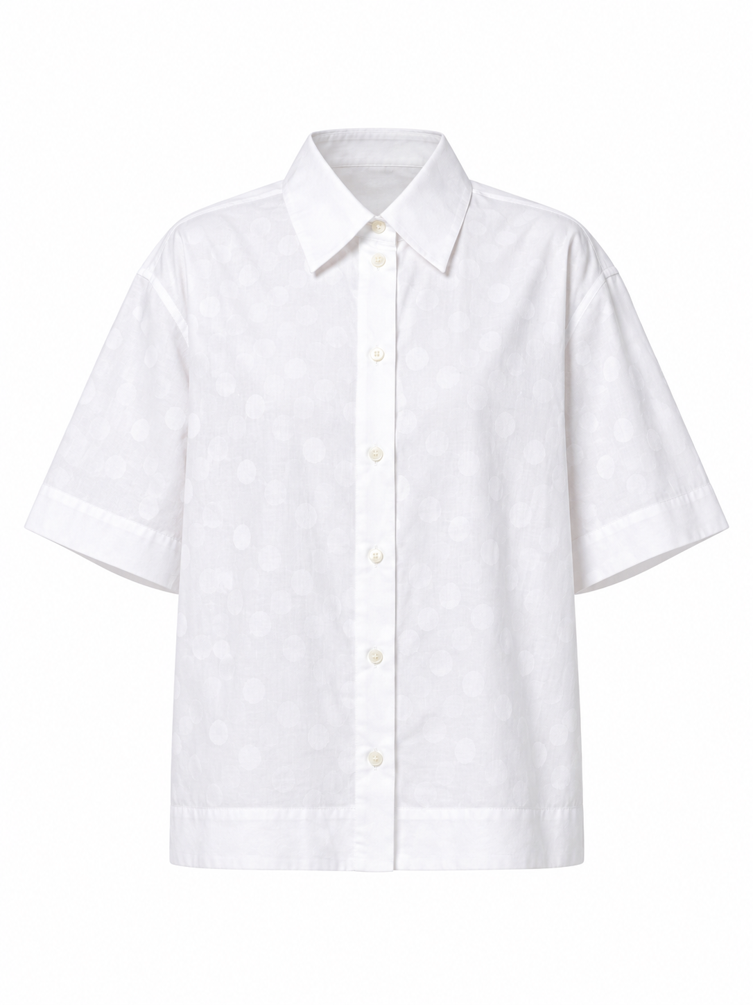 Dolce & Gabbana White Cotton Shortsleeve Shirt